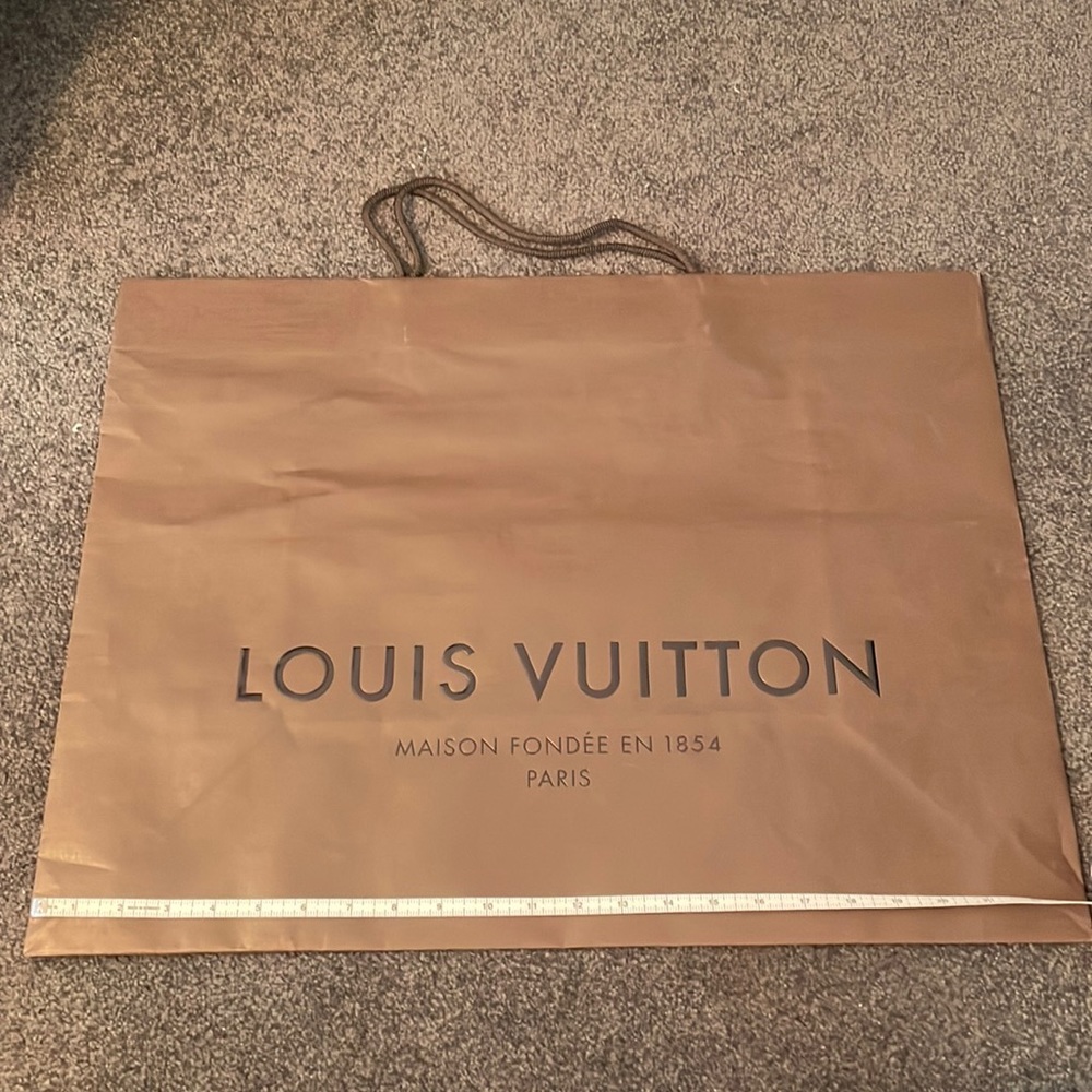 Louis Vuitton large brown shopping bag
